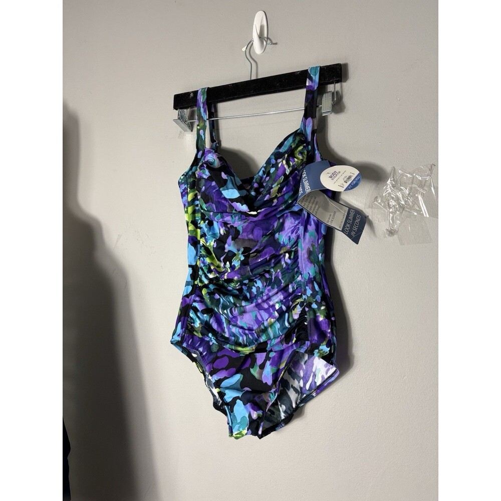 Croft & barrow body sculpting bathing suit Swimsuit sz 12